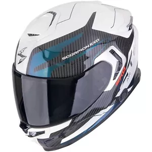 MOTORRADHELM INTEGRALFASER SCORPION EXO GT SP AIR FLEX WEISS CHAMÄLEON GR S - Bild 1 von 3