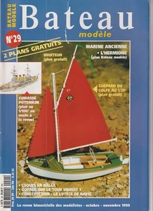 BATEAU MODELE N°29 PLAN : BRUITEUR  & GUEPARD DU GOLFE / POTEMKIM / L'HERMIONE - Picture 1 of 2