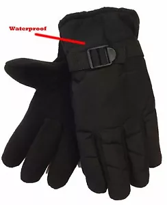 Outdoor Sports Winter Ski Thermal Insulation Gloves w/ Faux Fur inside - Picture 1 of 3