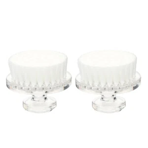 2pcs Facial Cleaning Brushes Supple Face Cleaners Beauty Scrubber Brushes - Picture 1 of 12