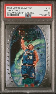 Metal Universe Skybox Campionship Galaxy Grant Hill #11 1997 eBay 1/1 PSA Pop 13 - Imagen 1 de 2