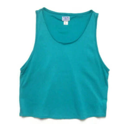 Virgin Key West Womens Vintage Tank Top Size Large 50/50  Cotton/Polyester Teal - Изображение 1 из 4