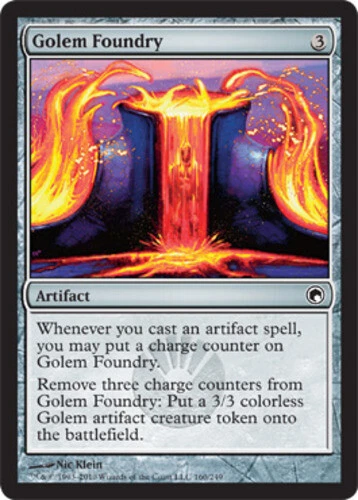 MTG - Golem Foundry - Scars of Mirrodin - NM, English Magic FLAT RATE SHIP - Image 1 of 1