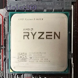 AMD Ryzen 5 1600X AM4 CPU Processor R5 1600X 3.6GHz 6Core 12T 95W 16MB Desktop - Picture 1 of 1