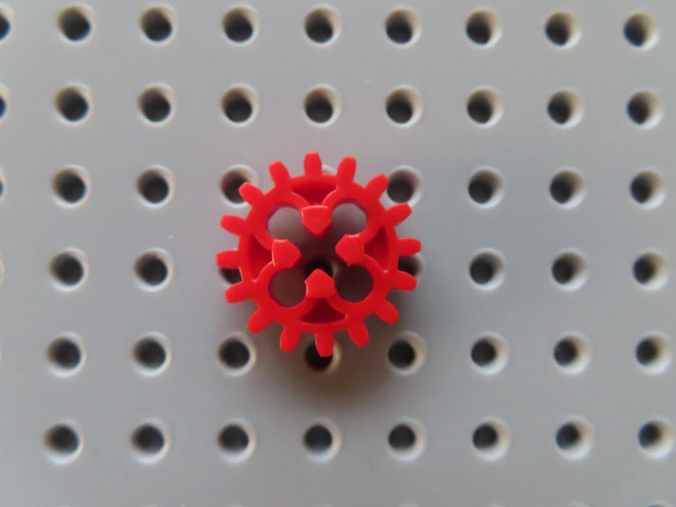 Lego Technic 1 x Zahnrad 16 Zähne 4019 rot 8279 9754 - Bild 1 von 1