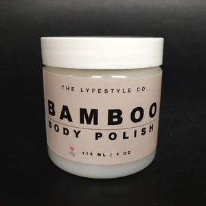 The Lyfestyle Co Bamboo Body Polish Full New 4 Oz - Picture 1 of 4