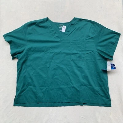 Landau скраб верхний мужской 5XL зеленый ручка карман основной медицинский расслабленный - Изображение 1 из 4