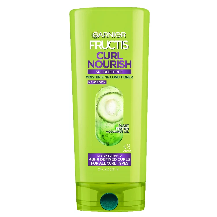 Garnier Fructis CURL NOURISH Moisturizing Conditioner 48HR Defined Curls 12 oz - Image 1 of 1