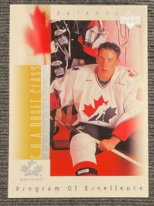 1996-97 LUC THEORET UPPER DECK PROGRAM OF EXCELLENCE ROOKIE #377 TEAM CANADA