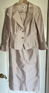 Vintage TALBOTS pale pink 2 pc elegant formal suit gown mother of the bride 6 - Picture 1 of 10
