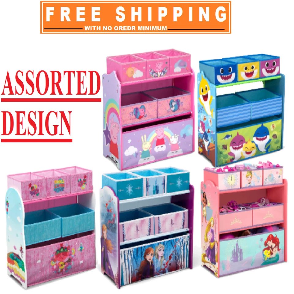 Toy Storage Organizer 6 Bin by Delta Children for Kids- Assorted Styles - Image 1 of 1