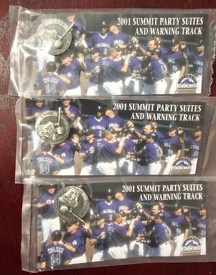 Colorado Rockies "2001 Summit Party And  Warning Track" Commerative Pin - Image 1 of 2