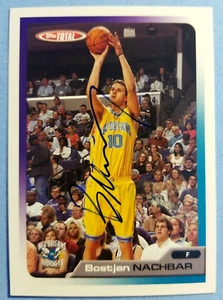 Bostjan Nachbar New Orleans Hornets 2006 Topps #137 Autographed Basketball Card - Picture 1 of 2
