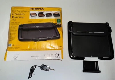 Presto Cool-Touch Non-Stick Electric Griddle/Warmer Plus Model #07023--VERY NICE - Image 1 of 4