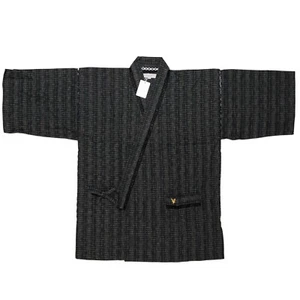 Traditionelles japanisches Sommer gewebte Baumwolle 3-teiliges Jinbe Set Größe L Large: Apr24-A - Bild 1 von 11