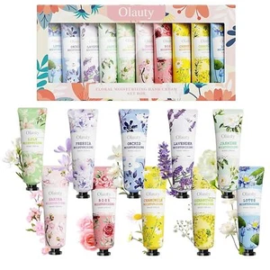 10 Pack Mini Hand Cream for Dry Cracked Hands, Moisturizing Hand Cream Gifts Set - Picture 1 of 7