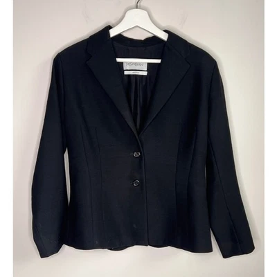 Blazer Yves Saint Laurent Manga Larga Muesca Solapa Sencillo Pecho Negro 42/M Foto 1 de 4