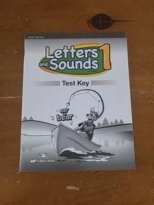 Abeka 1st Grade Letters And Sounds Test Key5th Ed. - Picture 1 of 1