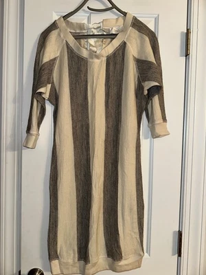 Diesel Sudadera Vestido Lazo Trasero Para Mujer Mini Gris/Blanco Off talla S Foto 1 de 4