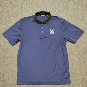 Camisa polo de golf Cutter & Buck para hombre grande azul negro a rayas 2024 PGA Valhalla KT - Imagen 1 de 10