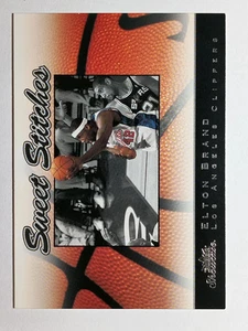 2003-04 Fleer Showcase Sweet Stitch #4 Elton Brand - Picture 1 of 2