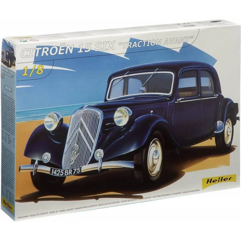 Modello Auto Citroen 15 Six "Traction Avant" | Heller | 80799 | 1:8 Modello - Immagine 1 di 4