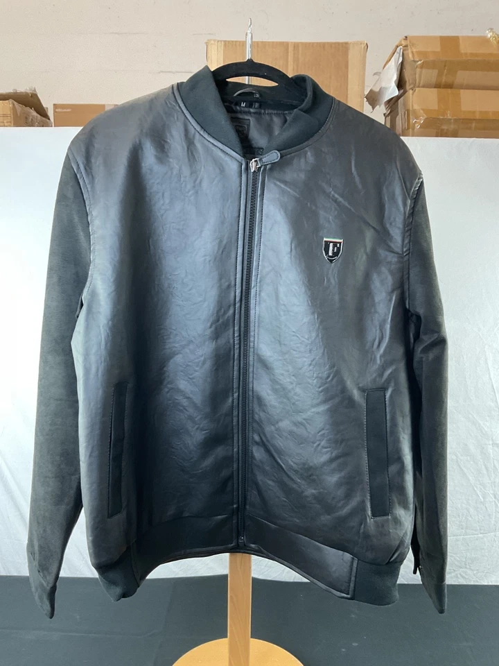 NWT FERRARI F - COLLECTION Black Men's jacket ITALY - Size M - Image 1 of 4