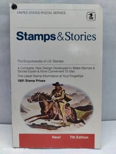 Stamps And Stories Encyclopedia of US Stamps 7th Edition 1981, Hole Punched - Picture 1 of 5
