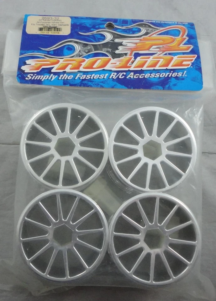 Pro-Line Wabash 2.8" Wheels 4pc Fits Traxxas Nitro Stampede/Rustler/Jato 2693-32 - Image 1 of 1