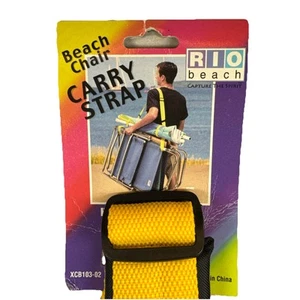 Beach Chair Carry Strap Folding Chair Padded Shoulder Up To 4 Chairs & Umbrella - Picture 1 of 11