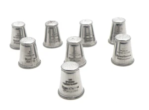 Vtg Thimbles  1976 2nd Edition Reed & Barton Damascene BLANKS Lot of 8 - Picture 1 of 8