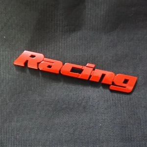 1x Glossy Red Racing Metal Emblem Decal Sticker Badge Auto 3D Diesel Turbo Motor - Bild 1 von 7