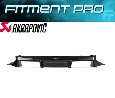 Difusor trasero de fibra de carbono mate Akrapovic para BMW M2 cupé 2023-2024 (G87) Foto 1 de 4
