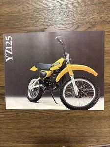 1977 Yamaha YZ125 4-page brochure LIT-11118-26-00 - Picture 1 of 8