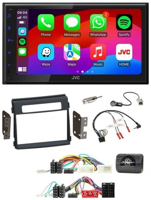 JVC Bluetooth 2DIN Lenkrad DAB USB Autoradio für Kia Soul 2011-2014 - Bild 1 von 4