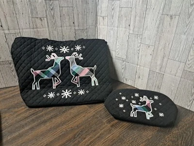 Bolso de Mano Vera Bradley NÓRDICO MULTI CUADROS Med Vera y Bolsa con Cremallera Foto 1 de 4