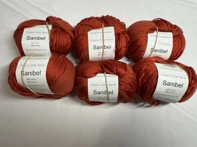 Classic Elite Yarns - Sanibel - Cotton/Viscose - Red - 6 skeins - Image 1 of 2