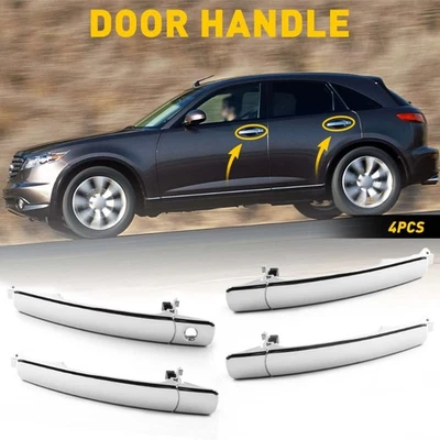 Maçaneta externa para porta externa driver + passageiro para 2003-2004 Infiniti Fx35 - Imagem 1 de 4