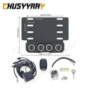 Soporte de montaje para placa de matrícula de parachoques delantero para Cadillac Escalade 2015-20 - Imagen 1 de 11