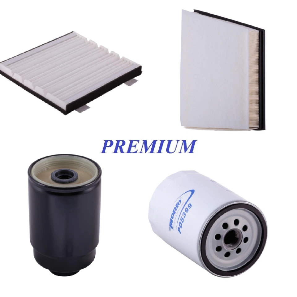 Kit de puesta a punto filtros de combustible de aceite de aire para GMC SIERRA 3500 HD V8 6,6 L; DIESEL 2011-2014 Foto 1 de 1