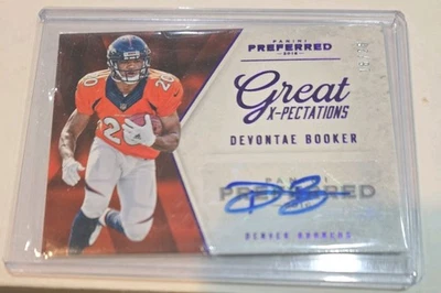 Devontae Booker 2016 Preferred Great X-Pectations Autograph #356 /25 Denver - Image 1 of 2