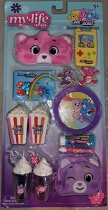 My Life as Care Bears Slumber Party Play Set for 18" Doll Handheld Game Popcorn - Picture 1 of 2
