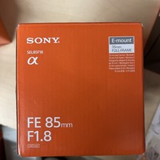 *BRAND NEW* Sony FE SEL85F18 85mm f/1.8 Telephoto Lens - Black