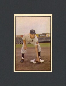1953 Bowman Color Jim Brideweser #136 - RC - RARE Hi # - Yankees - NM-MT+