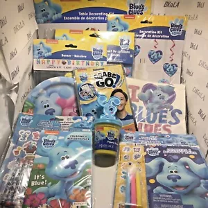 Forniture per feste di compleanno "Blue's Clues", tovaglioli, piatti, decorazioni, afferrare e andare - Foto 1 di 68