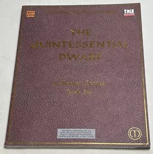 THE QUINTESSENTIAL DWARF : Collector's Series Book Six - d20 System Guide - Picture 1 of 5