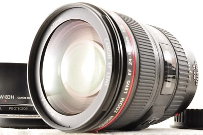 Canon EF 24-105mm F/4 L IS USM AF Zoom Macro Lens w/Hood,Filter Mint #3374 - Image 1 of 4