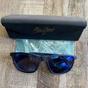 Maui Jim Dragons Teeth Blue Hawaii Polarized Sunglasses MJ811-03S 10420 - Picture 1 of 10