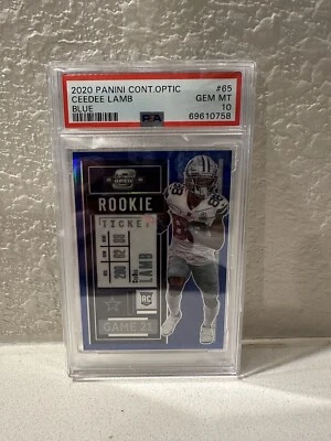 2020 Contenders Optic - Rookie Ticket Blue #65 CeeDee Lamb /99 PLEASE READ!!!!!! - Image 1 of 4