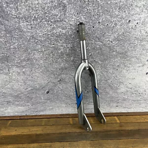 Schwinn BMX Fork 1 1/8 Threadless 20 in Old School BMX Freestyle OG Blue 90s 00s - Picture 1 of 20